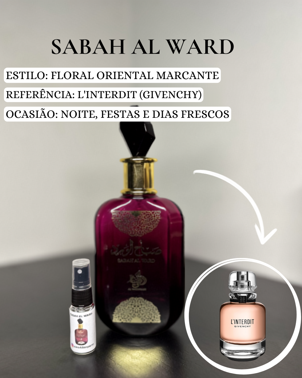 Decant Sabah Al Wataniah Perfume Feminino — 3ml ou 5ml