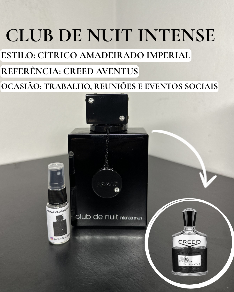 Decant Club de Nuit Intense Armaf Perfume Masculino — 3ml ou 5ml