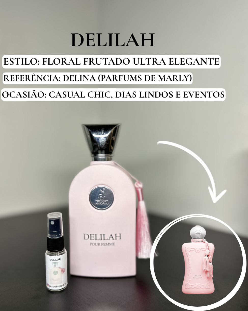 Decant Delilah Pour Femme Maison Alhambra Perfume Feminino — 3ml ou 5ml