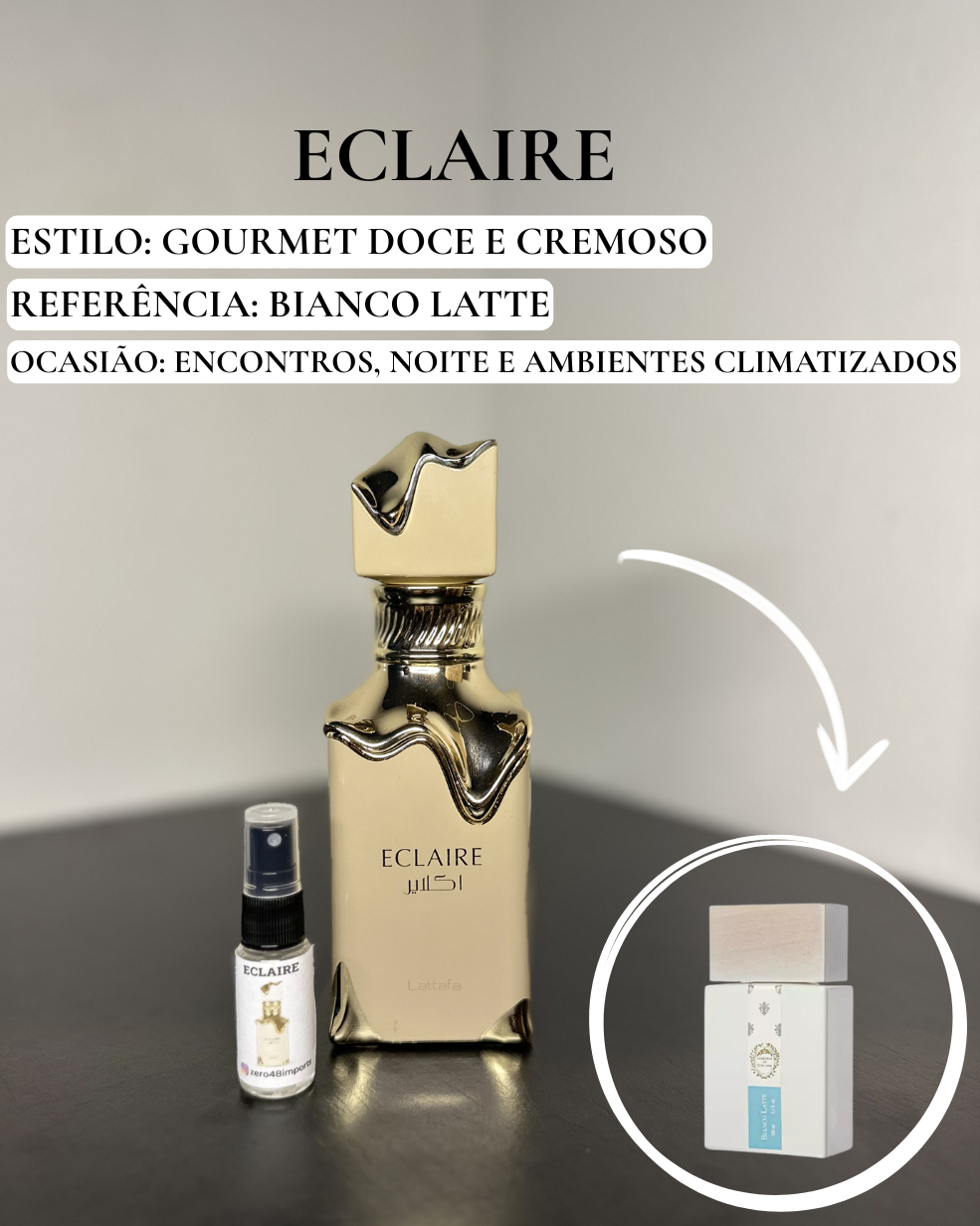 Decant Eclaire Lattafa Perfume Feminino — 3ml ou 5ml