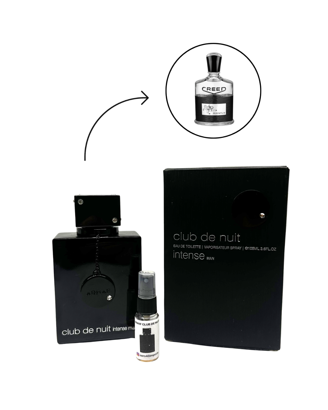 Decant Club de Nuit Intense Armaf Perfume Masculino — 3ml ou 5ml