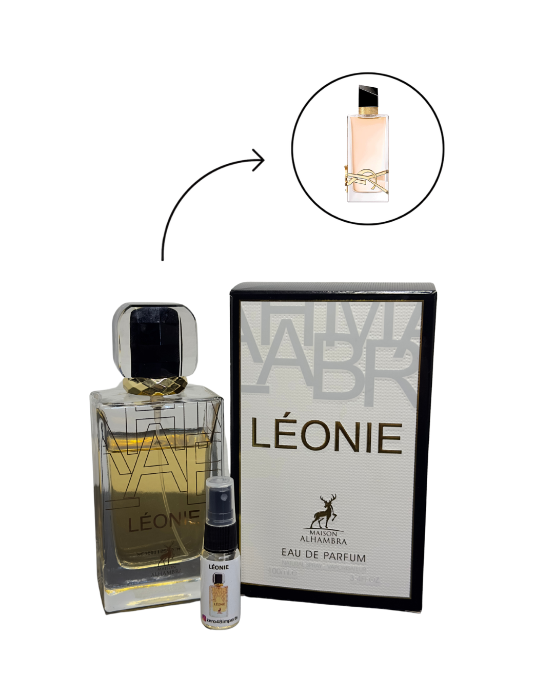 Decant Léonie Maison Alhambra Perfume Feminino — 3ml ou 5ml