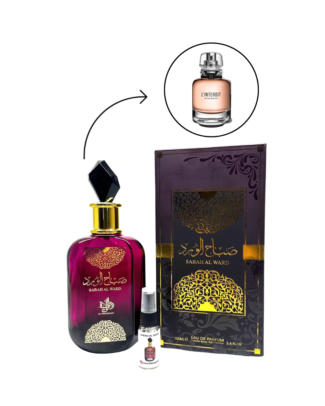 Decant Sabah Al Wataniah Perfume Feminino — 3ml ou 5ml