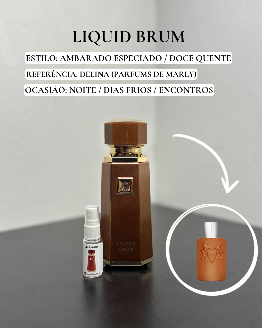 Decant Liquid Brun French Avenue Perfume Masculino — 3ml ou 5ml